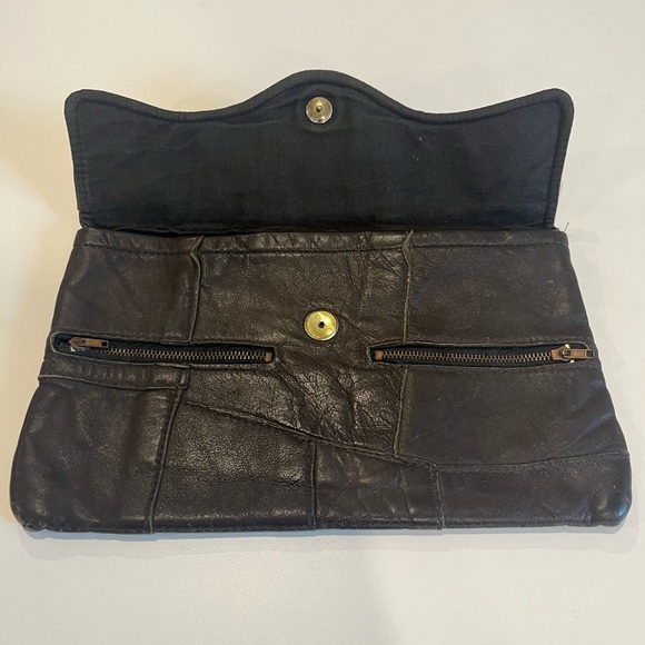 Vintage Leather Clutch - Picture 1 of 8